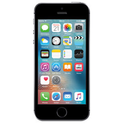 Apple iPhone SE, iOS, 4, 4G LTE, SIM Free, 16GB Space Grey